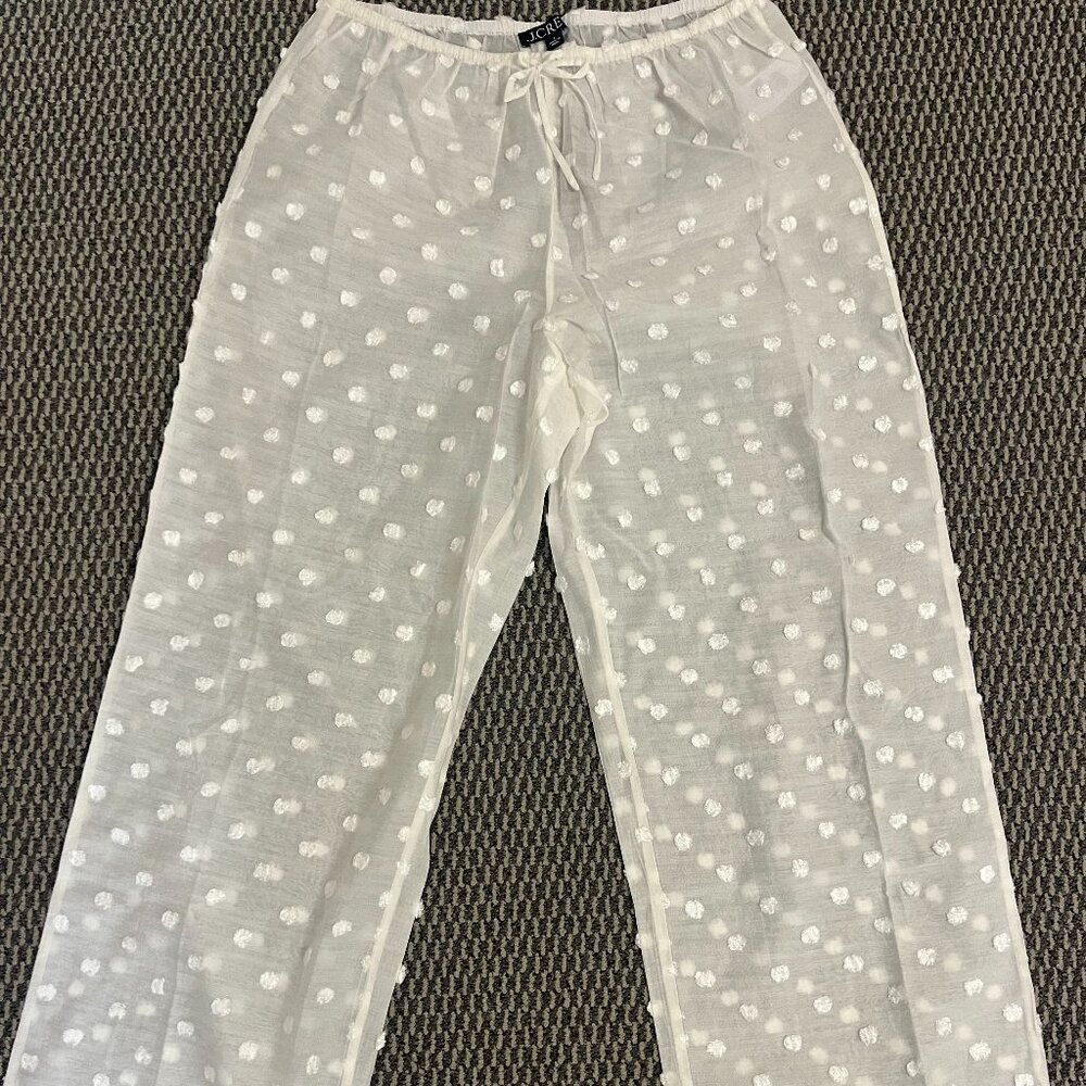 J. Crew Beach Pant with Pom-Poms